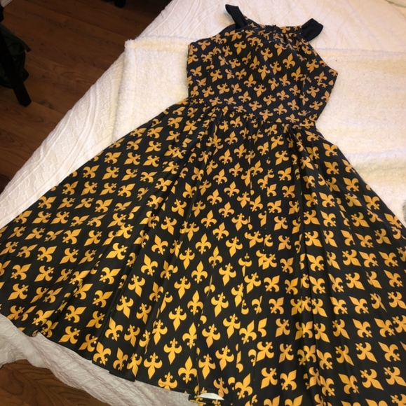 NWT - Pinup Couture Fleur De Lis Harley, Small - Picture 4 of 9